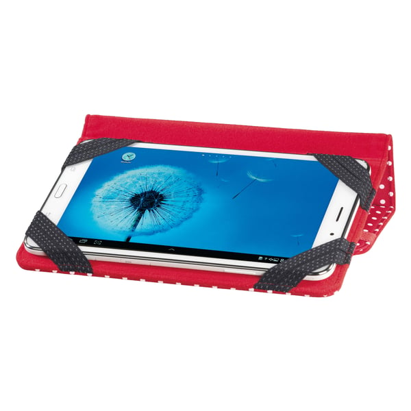 Tabletfodral Polka Dots Röd - Universal 8"