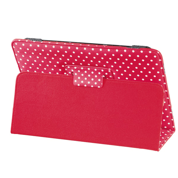 Tabletfodral Polka Dots Röd - Universal 8"