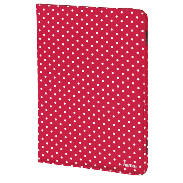 HAMA Tablet-etui med polkaprikker 10,1" rød universal