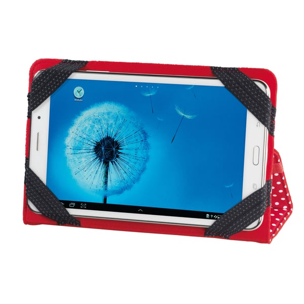Tabletetui Polkadots 10,1" Rød Universal