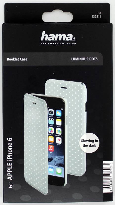 Lommebokveske DesignLine iPhone 6/7/8/SE Dots Glow Grey