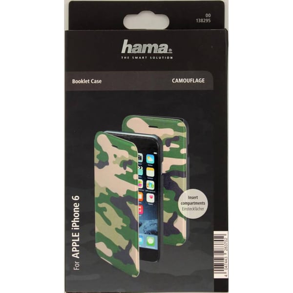 Mobilcover Camo Grøn - iPhone 6/6S