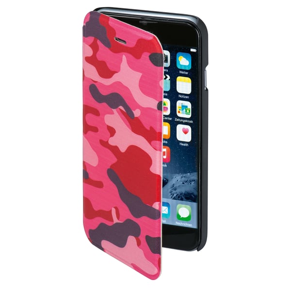 Lommebokveske DesignLine iPhone6/6S Camo Rosa