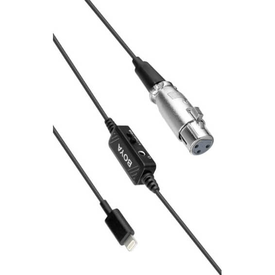 Mikrofonadapter XLR - Lightning BY-BCA7 Hun - Han