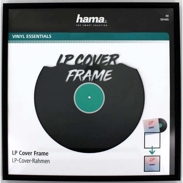 Ramme til LP-Cover 31.5x31.5cm Aluminium Sort