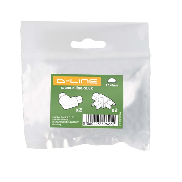 Adapter Kit 16x8mm Hvit