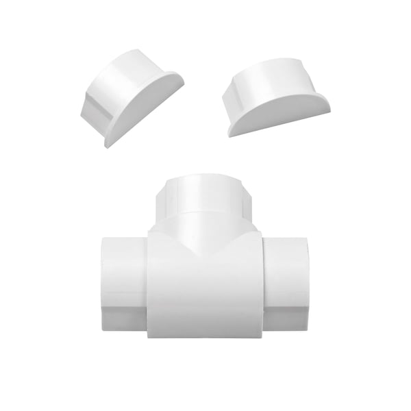 Adapter Kit 50x25mm Hvit