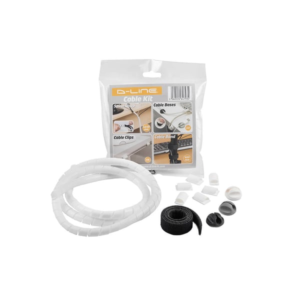 Kabelhållare Kit Vit