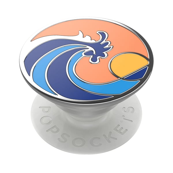 Enamel Ride The Wave Coral Avtagbart Grip med stativfunksjon Premium