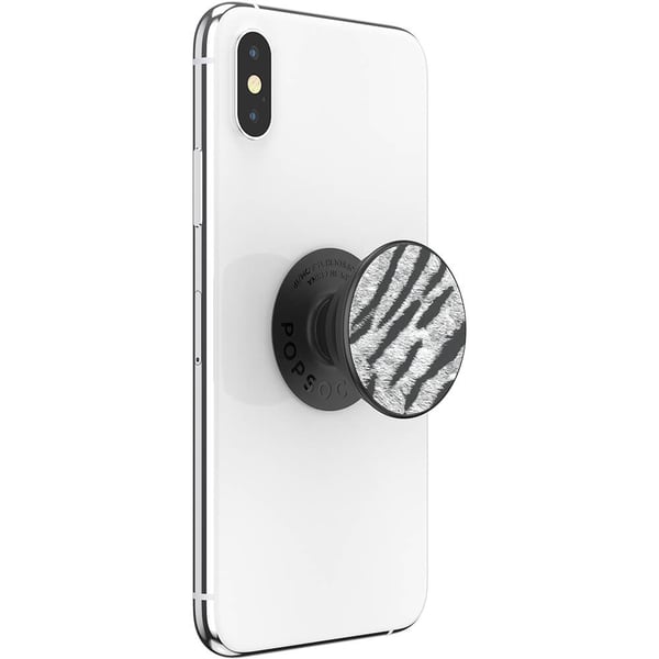 Vegan Leather Zebra Irrotettava Grip Telinetoiminnolla Premium