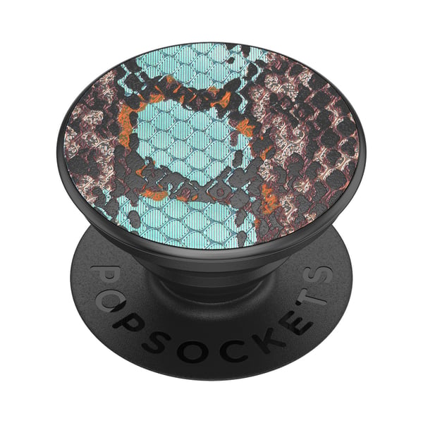 Embossed Metal Water Snake Avtagbart Grip med stativfunksjon LUXE