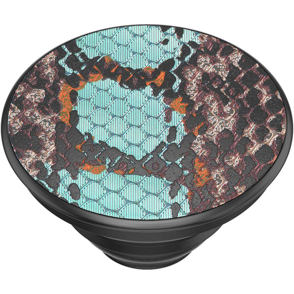 Embossed Metal Water Snake Avtagbart Grip med stativfunksjon LUXE