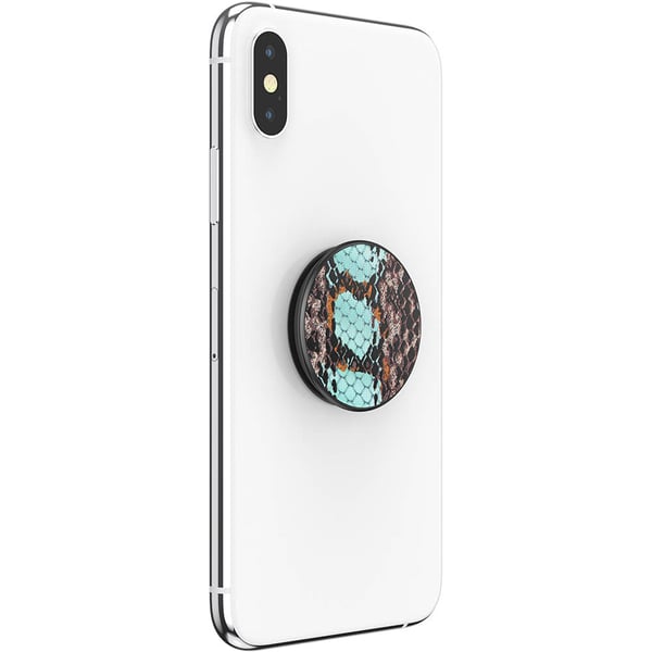 Embossed Metal Water Snake Avtagbart Grip med stativfunksjon LUXE