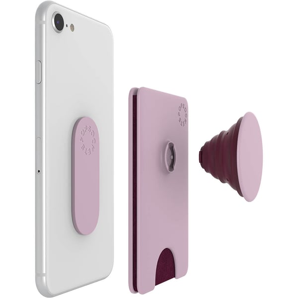 Wallet Blush Pink Avtagbar Lommebok PopWallet+