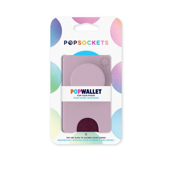 Wallet Blush Pink Avtagbar Lommebok PopWallet+