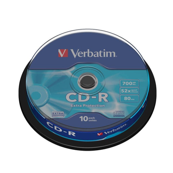 CD-R 52x 700MB 10-pak Spindel