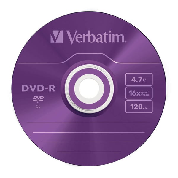 DVD-R 4,7GB 5-pk Slim Case