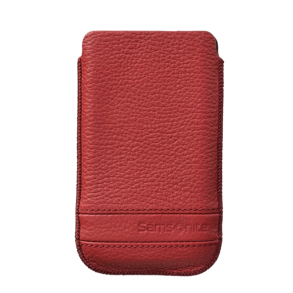 SAMSONITE Mobiltaske Klassisk Læder XL Rød