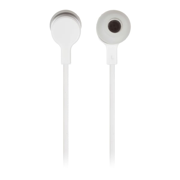 KITSOUND Hovedtelefoner Mini Hvide In-Ear Mikrofon
