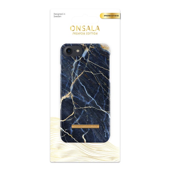 COLLECTION Suojakuori  Matta Black Galaxy Marble iPhone6/7/8/SE