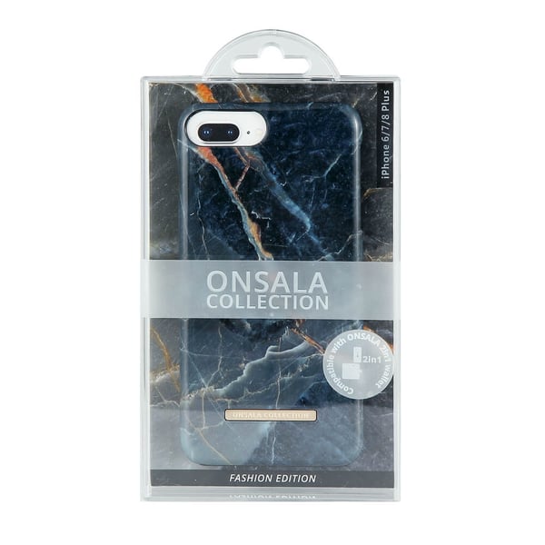 COLLECTION Suojakuori Shine Grey Marble iPhone6/7/8 Plus