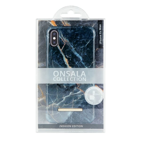 COLLECTION Suojakuori Shine Grey Marble iPhoneXs Max