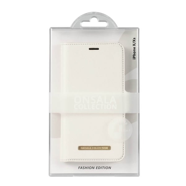 COLLECTION Wallet Saffiano White iPhone X/XS