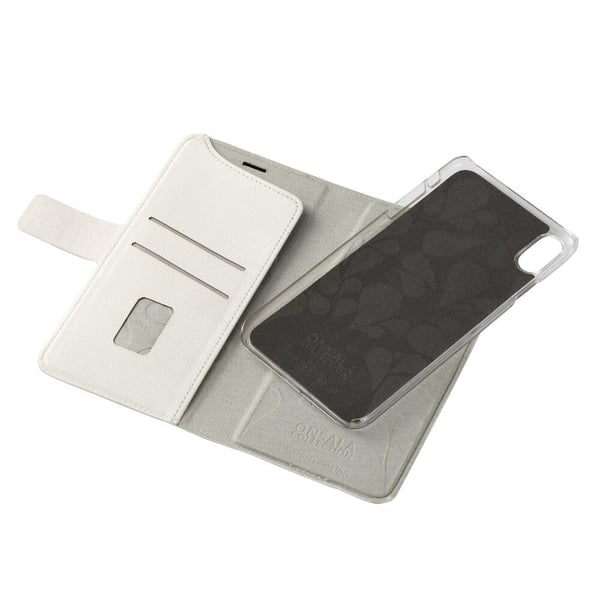 Mobilfodral Saffiano White - iPhone XS Max