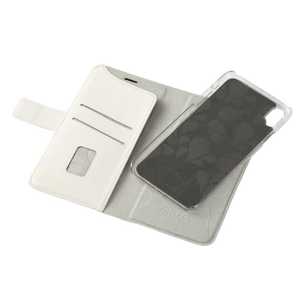Mobilfodral Saffiano White - iPhone XR