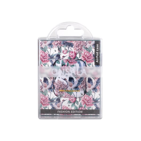 COLLECTION Airpods Case 1st and 2nd Generation Pink Crane