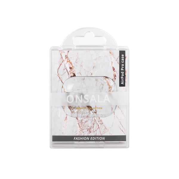 COLLECTION Airpods Pro Case 1+2 Gen White Rhino Marble