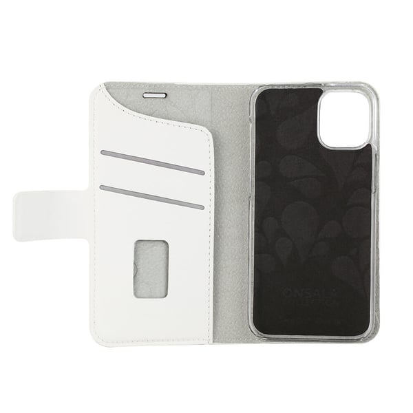 ONSALA COLLECTION Suojakotelo Saffiano White iPhone 12 Mini