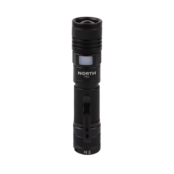 Taskulamppu 700 Lumen Zoom Musta Aviation Aluminium 7W
