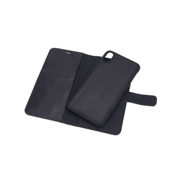 2in1 Anti Radiation RFID 3 card iPhone XS MAX Black Leather