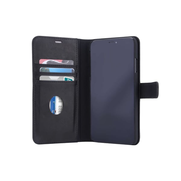 2in1 Anti Radiation RFID 3 card iPhone XS MAX Black Leather