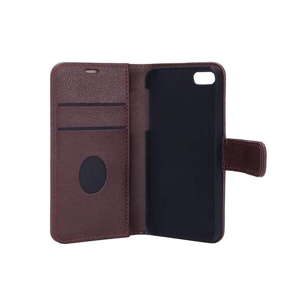 Flipcov Anti Radiation RFID 3 card iPhone 5/5S/SE Brown PU