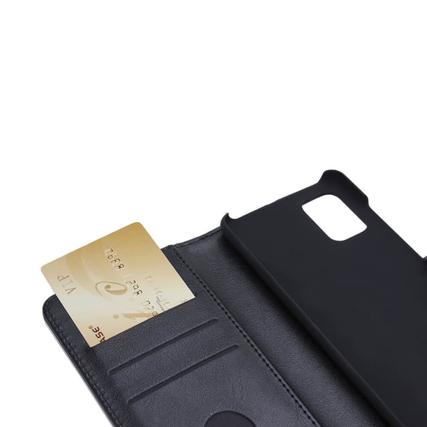 Flipcov Anti Radiation RFID 3 card Samsung Galaxy A51 Black PU