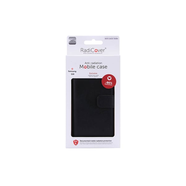 Flipcov Anti Radiation RFID 3 card Samsung Galaxy S20 Black PU