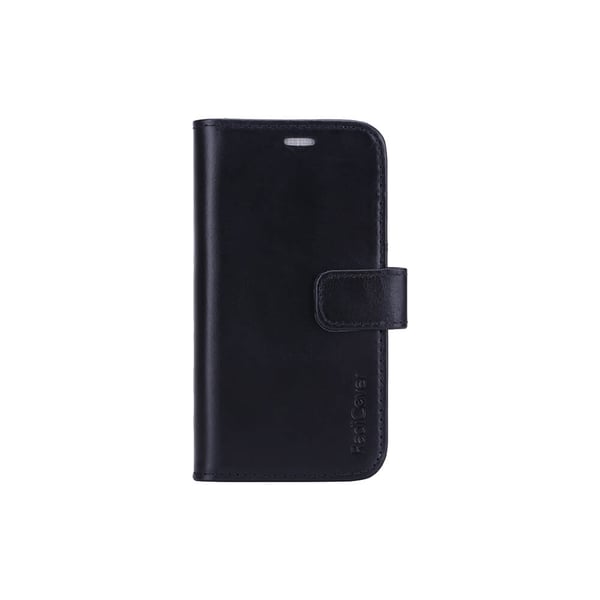 Lommebokveske iPhone 12 Mini Strålingsbeskyttelse 2in1 RFID Svart