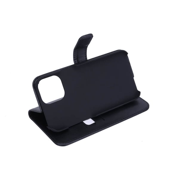 Lompakko iPhone 12 Pro Max Säteilysuojattu Flipcover RFID Musta