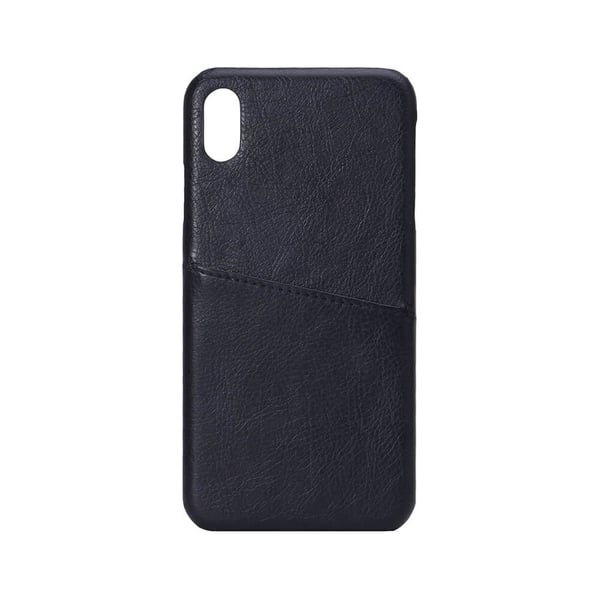 Mobildeksel Svart med Kortlomme iPhone X/XS Max
