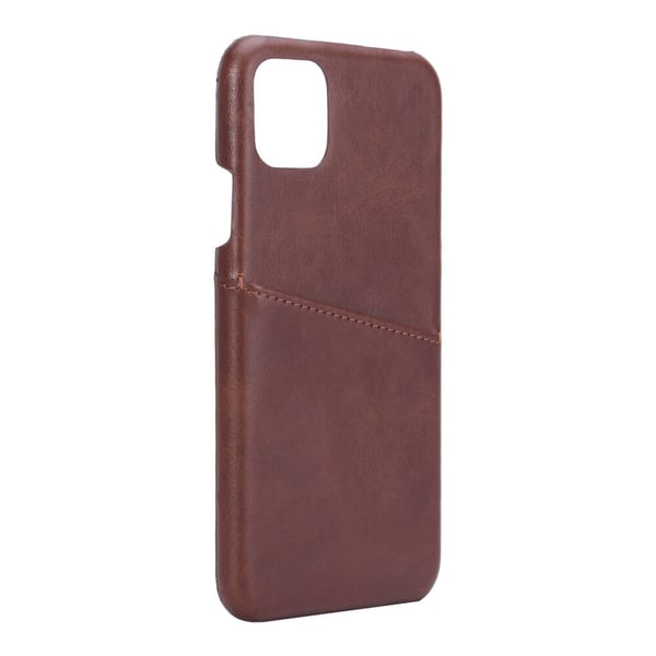 Mobilcover med Kortrum iPhone 11 Pro Max Brun