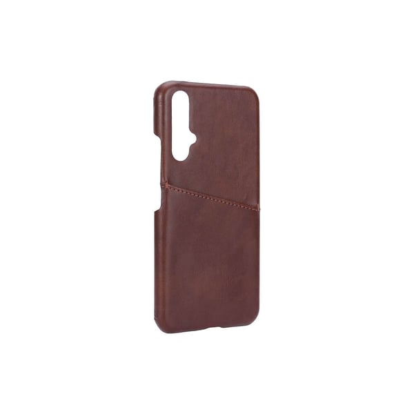 Mobilcover med Kortrum Huawei Nova 5T Brun