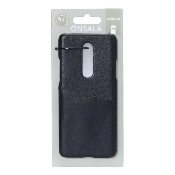 Mobilcover med Kortrum Oneplus 8 Sort