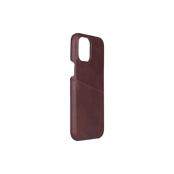 Mobilcover med Kortrum iPhone 12 Pro Max Brun