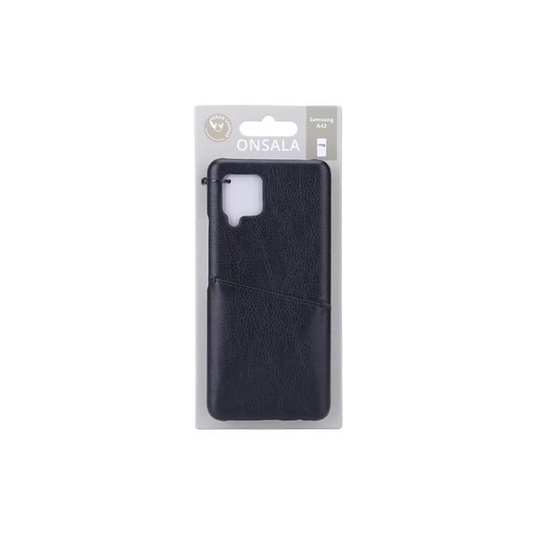 Mobilcover med Kortrum Samsung A42 Sort