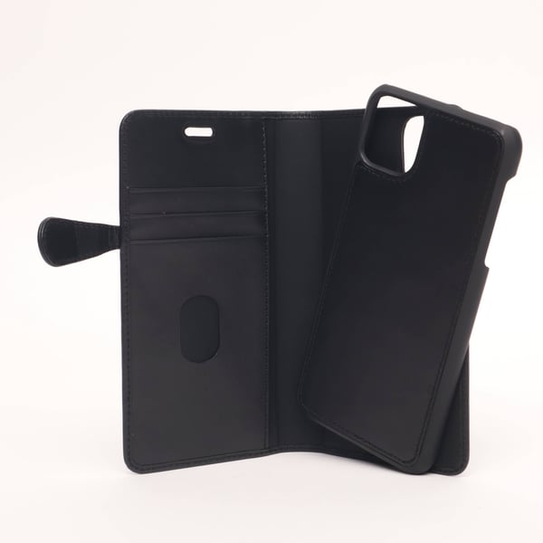 Wallet Læder iPhone 11 Pro Max Sort