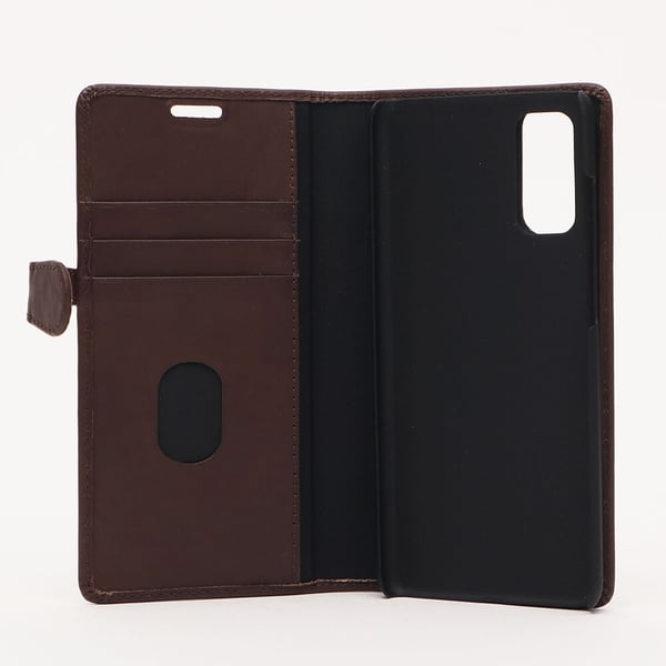 Wallet Læder Samsung S20 Brun