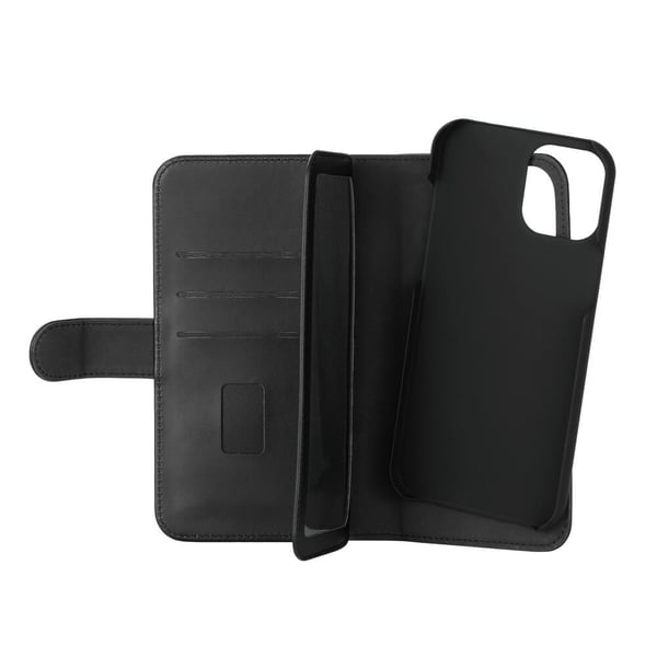 Lompakko 2in1 7 Korttipaikkaa Musta - iPhone 12 Pro Max