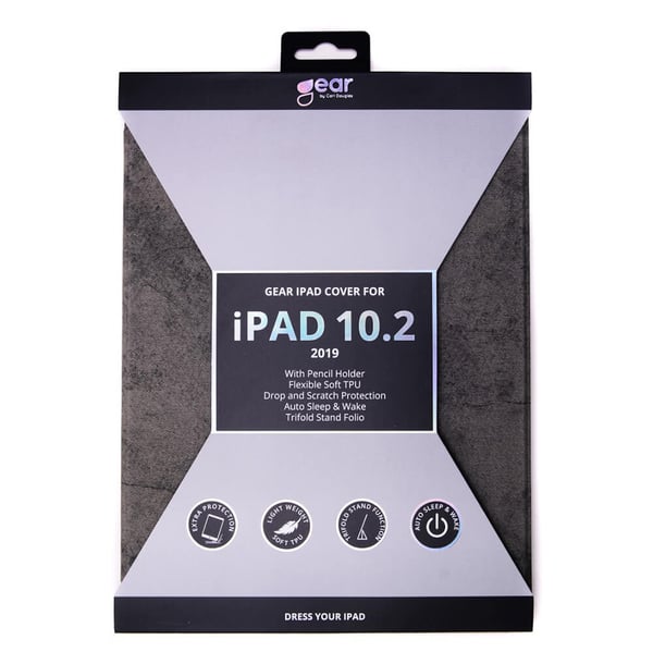 Tabletsuoja Harmaa -  iPad 10,2" / 10,5" 19/20/21